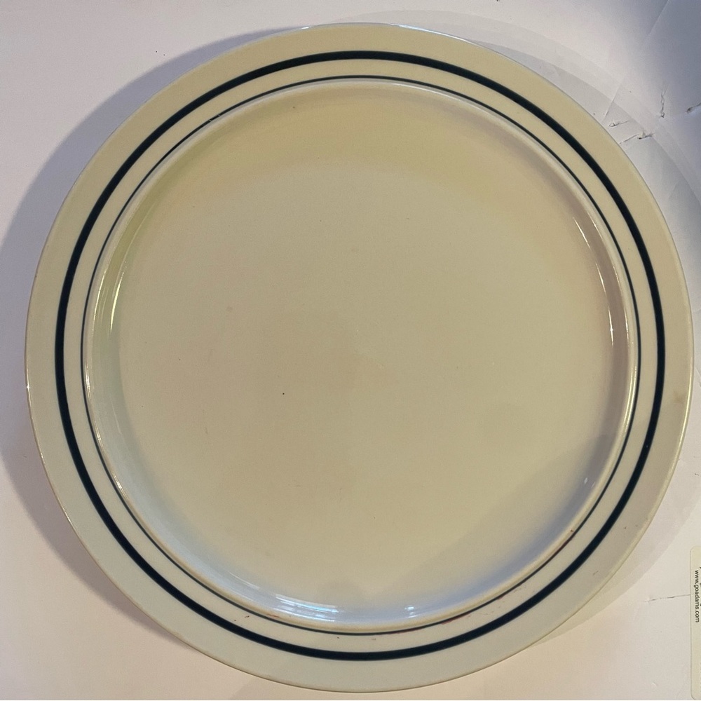NEWCOR Dinner Plate Satellite Cobalt Blue 1992 Stoneware 10-3/8" Vintage 4028